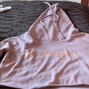 Cropped hoodie